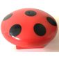 Duplo Mushroom 2 x 2 Base with Black Spots Print
