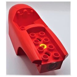 Duplo Toolo Racer Body 4 x 2 Studs in Back