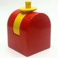 Duplo Brick 2 x 2 x 2 Curved Top with Yellow Propeller / Rotor Holder