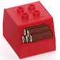 Duplo Train Freight Container with Timber / Logs Print