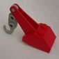 Slope Brick 45° 2 x 3 x 1 & 1/3 Double with Arm and Light Gray Hook crane