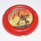 Large Figure Throwing Disk, Torch / Fire, 3 Pips, Torch Throwing Disk Print
