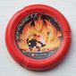 Large Figure Throwing Disk, Torch / Fire, 6 Pips, Facing Fire Creature Print