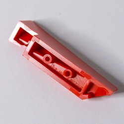 LEGO PART 3388pr0001 Wedge Sloped 1 x 5 x 1 1/3 Left with Silver/Black ...
