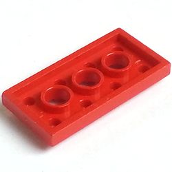 LEGO PART 3709 Technic Plate 2 x 4 [3 Holes] | Rebrickable - Build with ...