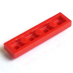 LEGO PART 3710 Plate 1 x 4 | Rebrickable - Build with LEGO