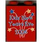 Duplo Brick 1 x 2 x 2 with Kids' New Year's Eve 2006 Print