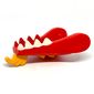 Creature Body Part, Dragon Head Lower Jaw with White Teeth, Yellow Goatee
