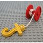 Duplo Winch Drum, Yellow Hook Short with Cross Bar, String