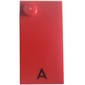 Braille Brick 2 x 4 with 1 Stud ⠁and 'A' Print