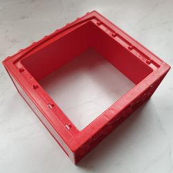 Duplo Building Door Frame / Entryway with Double Doorway and 4 x 8 Studs on Top