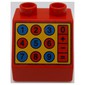 Duplo Brick 2 x 2 Slope 45° with Calculator Print