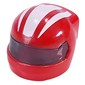 Helmet, Formula 1 with Trans-Black Visor pattern and White Stripes print