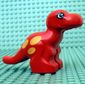 Duplo Dinosaur Tyrannosaurus Rex Baby with Yellow Spots Print