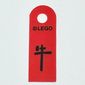 Banner, with Black Mandarin '牛' (Ox) Print