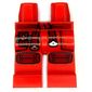 Hips and Red Legs with Dark Red Straps, Knee Pads print (Kai)