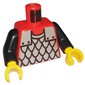 Torso Scale Mail Print, Black Arms, Yellow Hands