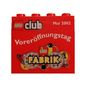 Brick 2 x 4 x 3 with 'LEGO club Mai 2002 Voreröffnungstag LEGO FABRIK ' Print