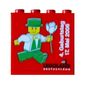 Brick 2 x 4 x 3 with 'LEGOLAND Deutschland Resort 4. Geburtstag 17. Mai 2006' Print