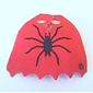 Neckwear Cape, Scalloped 6 Points with Spider Print
