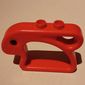 Duplo Rattle Rabbit with Eyes Print