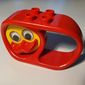 Duplo Rattle 2 x 6 x 3 with Handle and Yellow Duck Face
