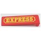 Duplo Door 1 x 4 x 1 with Yellow 'EXPRESS' Print