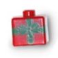 Pen Bead, Square with Green Ribbon and Bow (Gift) Print