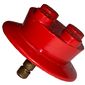 Train Wheel with 2 x 2 Stud Center, Beveled Tread