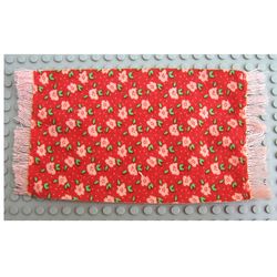 Scala, Rug / Mat with Pink Flowers Print