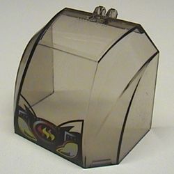 Windscreen 4 x 6 x 4 Canopy with Hinge and Flames Headlights Print