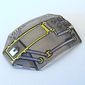 Windscreen 8 x 6 x 2 Curved with Silver & Yellow Hose and Window Print