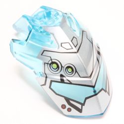 Large Figure Helmet / Visor with Clip with Face Guard Print Type 3