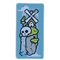 Tile 1 x 2 with Mill, Large Skull, Waterfall on Floating Rock print