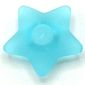 Clikits Icon, Star 2 x 2 Small with Pin [Frosted] Blue Stripes Print