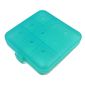 Clikits Container Box, Square with 3 x 3 Holes Arrangement - Hinged