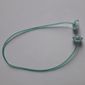 Clikits Cord, Jelly String, 170mm, with Trans-Pink Caps and 6 White Beads