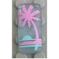 Clikits Icon, Rectangle 3L with Pin, Palm Tree and Sunset Print