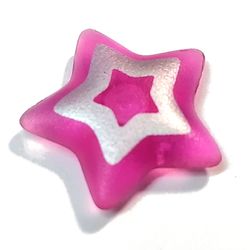 Clikits Icon, Star 2 x 2 Large with Pin, Silver Star Cutout Print