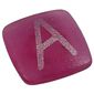 Clikits Icon, Square 2 x 2 Small with Pin and Silver 'A' Print