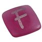 Clikits Icon, Square 2 x 2 Small with Pin and Silver 'F' Print