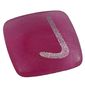 Clikits Icon, Square 2 x 2 Small with Pin and Silver 'J' Print