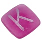 Clikits Icon, Square 2 x 2 Small with Pin and Silver 'K' Print