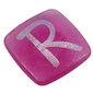 Clikits Icon, Square 2 x 2 Small with Pin and Silver 'R' Print
