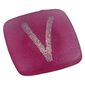 Clikits Icon, Square 2 x 2 Small with Pin and Silver 'V' Print