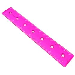 Clikits Ruler, 6 inch / 16 cm, 7 Holes