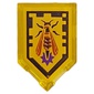Tile Special 2 x 3 Pentagonal with Nexo Power Shield Print - Wasp Missile