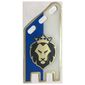 Flag, Squared Ends with Lion with Crown Print