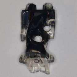 LEGO PART 19859pat0007 Lower Body, Ghost Marbled Black | Rebrickable ...