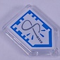 Tile Special 2 x 3 Pentagonal with Nexo Power Shield Print - Silver Whip